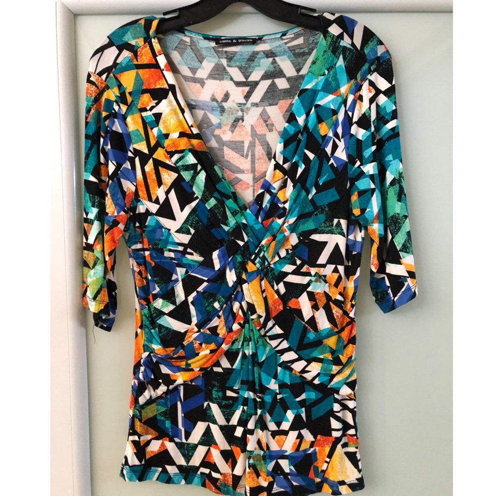 Colorful Casual Blouse